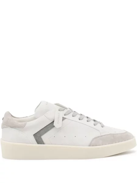Sneakerși Canali din piele alb