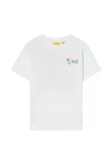 Koszulka dziecięca Off-white biała