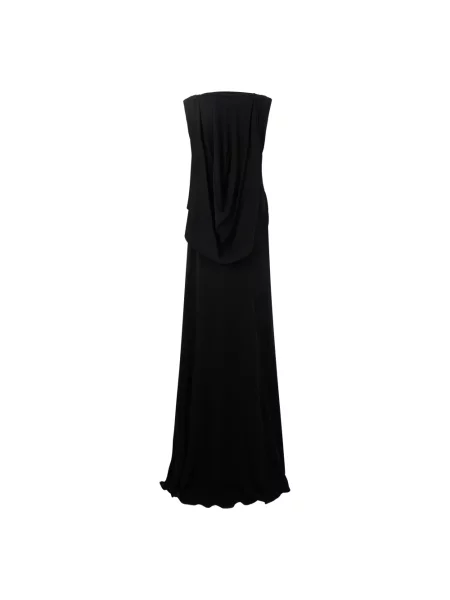 Długa sukienka maxi Alberta Ferretti czarna