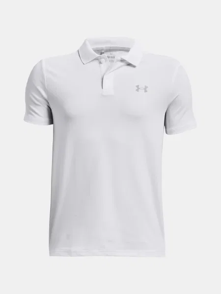 Tricou copii Under Armour alb