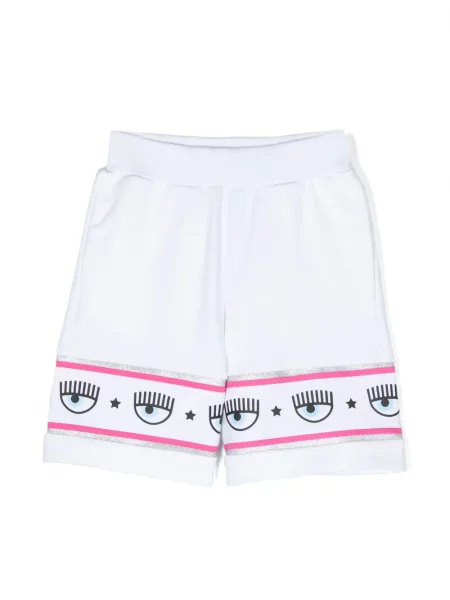 Dětské kraťasy Chiara Ferragni bílé
