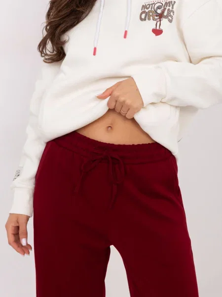 Pantaloni sport Relevance bordo