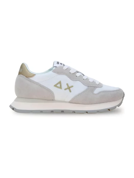 Sneakersy Sun68 skórzane casual białe