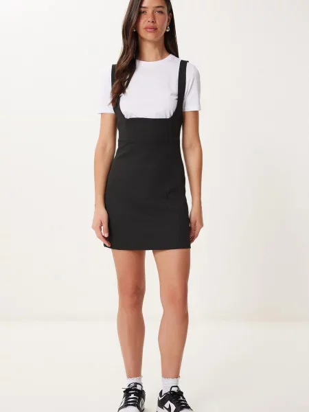 Happiness İstanbul Rochie negru alb