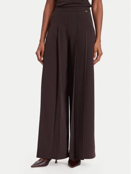 Marciano Guess Pantaloni palazzo închis Wide Leg maro