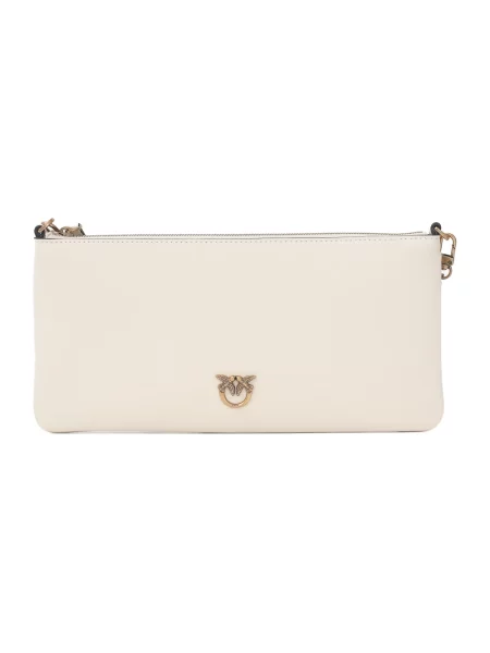 Torebka Pinko bez obcasa biała