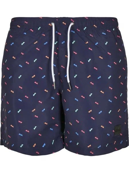 Urban Classics Șorturi de baie marin / regal albastru