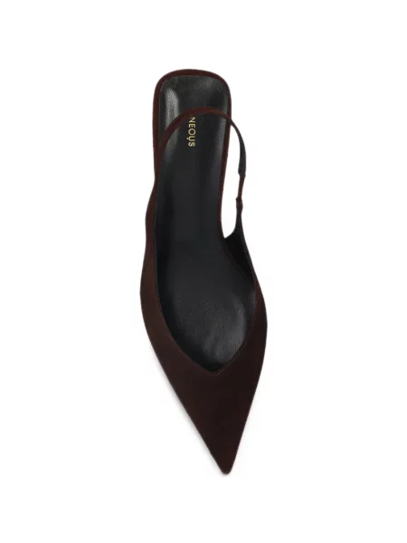 Pantofi cu toc Neous slingback maro