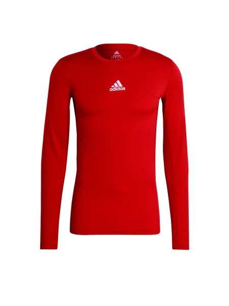 Koszulka adidas Compression Long Sleeve Tee czerwona