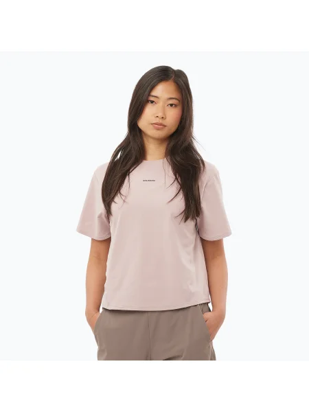 Tricou pentru femei Salomon Trackline Tee SS etherea