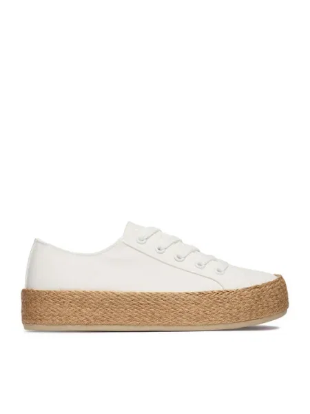 JENNY Espadrile alb