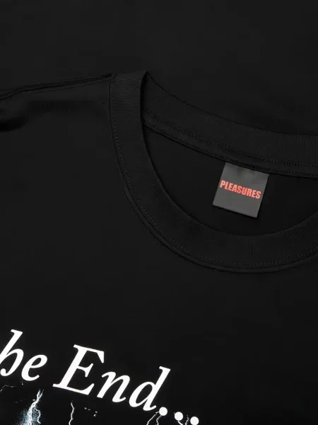 Tricou Pleasures cu imagine negru