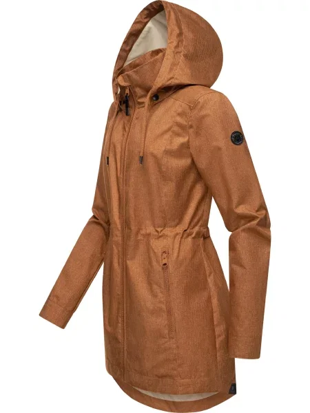 Ragwear Palton funcțională Dakkota II maro coniac negru