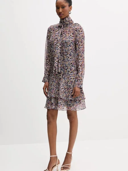 Платье мини Liu Jo фиолетовое