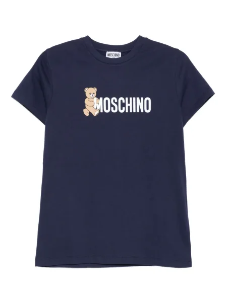 Koszulka dziecięca Moschino niebieska