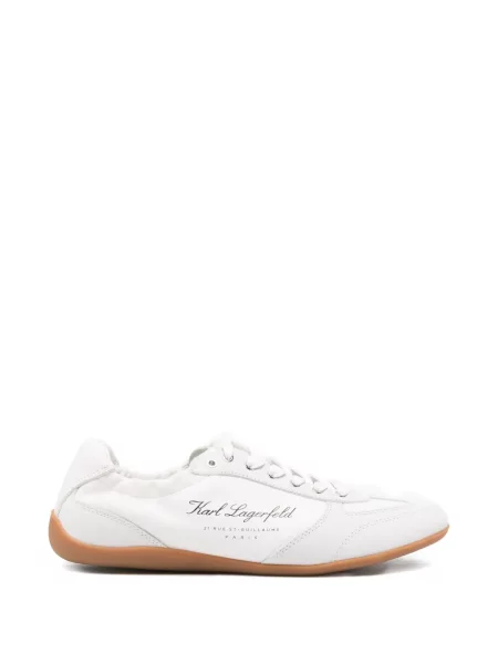 Sneakerși Karl Lagerfeld cu imagine alb