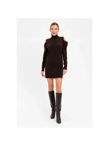 Sukienka Twinset brązowa