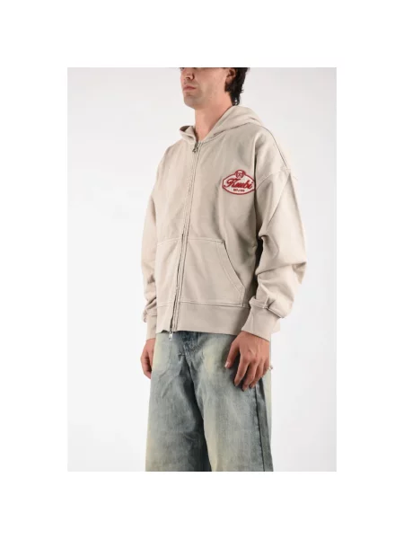 Bluza z kapturem Ksubi z kapturem szara
