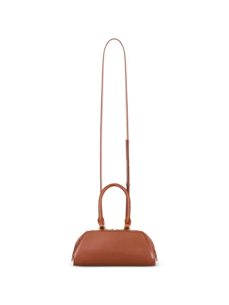 Kožna torbica Givenchy smeđa