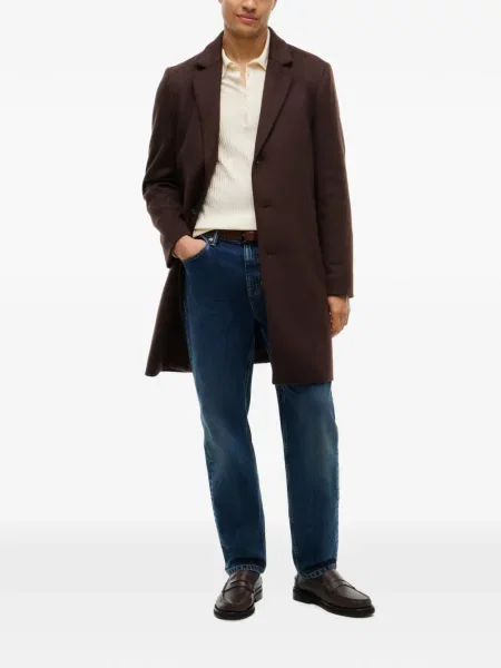 Palton Tommy Hilfiger cu autograf maro