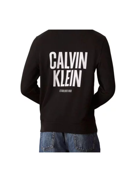Mikina Calvin Klein Jeans čierna