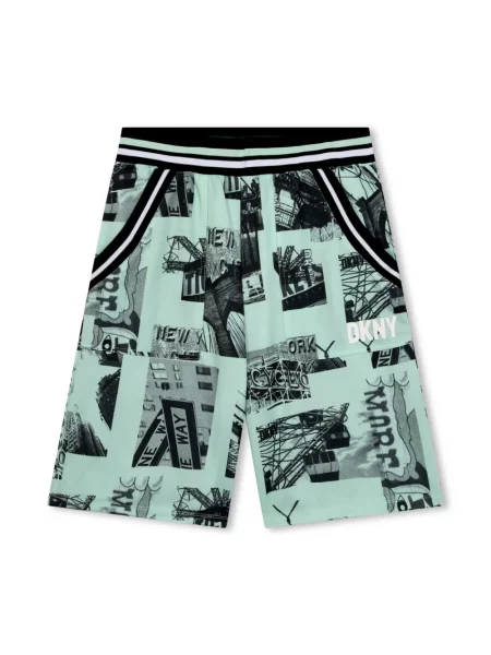 Dětské bermudy Dkny zelené