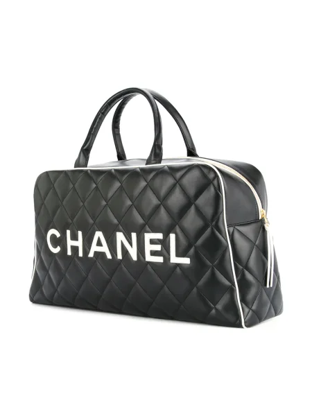 Prošívaná kabelka Chanel Pre-owned černá
