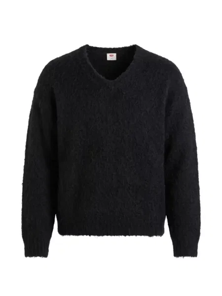 Džemper Levi's® s V-izrezom crna