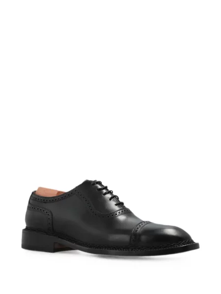 Brogues Kiton cu șireturi din dantelă negru