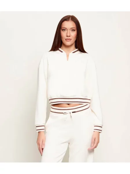Armani Exchange Hanorac | Cropped Fit alb