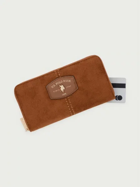 U.S. Polo Assn. гаманець зі штучної шкіри CHESTNUT