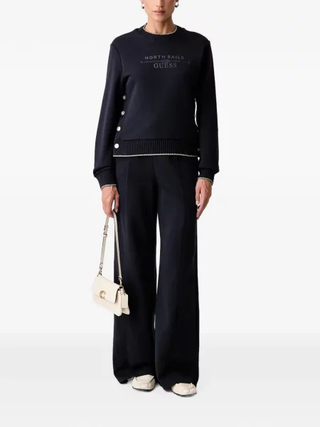Pantaloni Guess cu cordon albastru