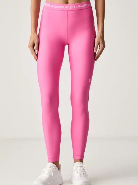 Under Armour sportovní legíny HeatGear růžové