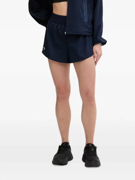 Pantaloni scurți Lacoste cu autograf albastru