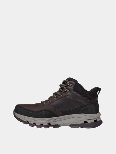 Кожаные ботинки Skechers коричневые