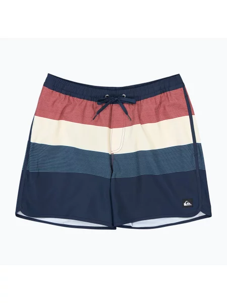 Мъжки бански шорти Quiksilver Stretch Scallop Volley dark navy tijuana синьо