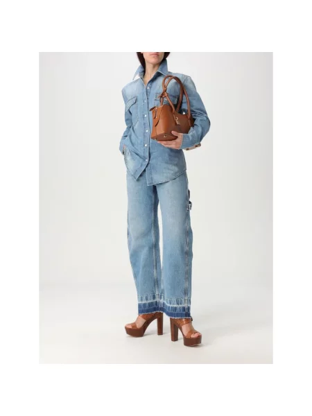 Torebka Stella Mccartney skórzana brązowa