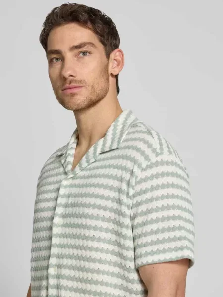 Koszulka polo o kroju relaxed fit z mieszanki bawełny model DYLAN' Selected Homme