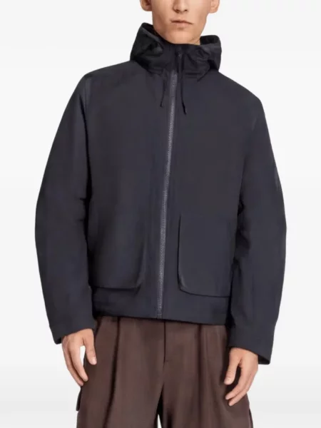 Fotbal geacă Adidas din jerseu alb