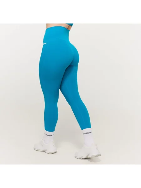 Legginsy fitness z wysokim stanem Limitless niebieskie