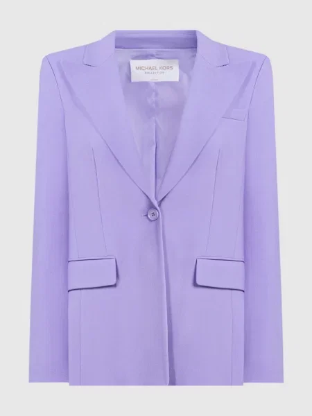 Жакет Georgina з вовни Michael Kors фіолетовий
