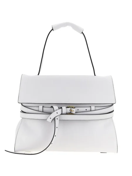 Geantă Moschino cu legături alb