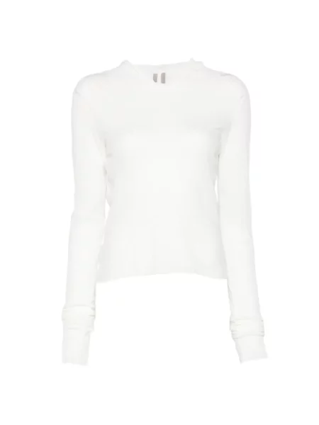 Lung tricou Rick Owens alb