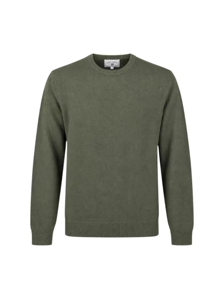 Dzianinowy sweter Mc2 Saint Barth zielony