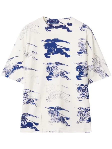 Tricou Burberry scurt alb
