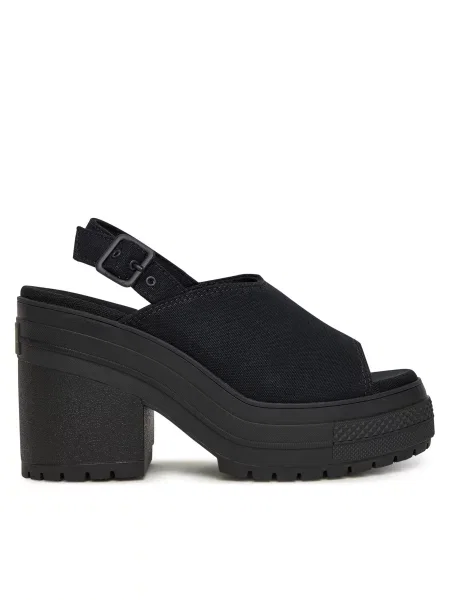Sandali Converse Chuck 70 De Luxe Heel Sandal Platform črna