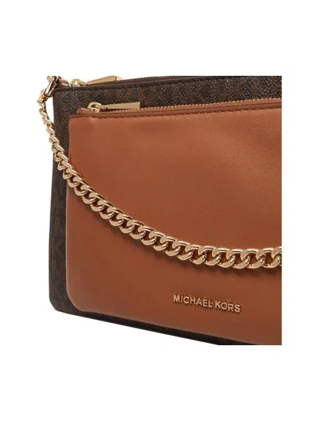 MICHAEL Michael Kors Taška cez rameno / karamelová / tmavohnedá hnedá