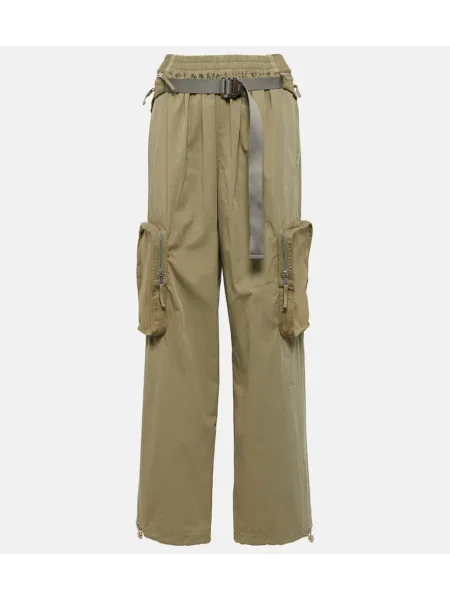 Spodnie cargo Dion Lee zielone