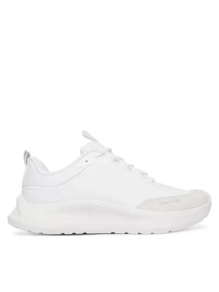 Calvin Klein Сникърси Light Eva Runn Laceup Aop бял