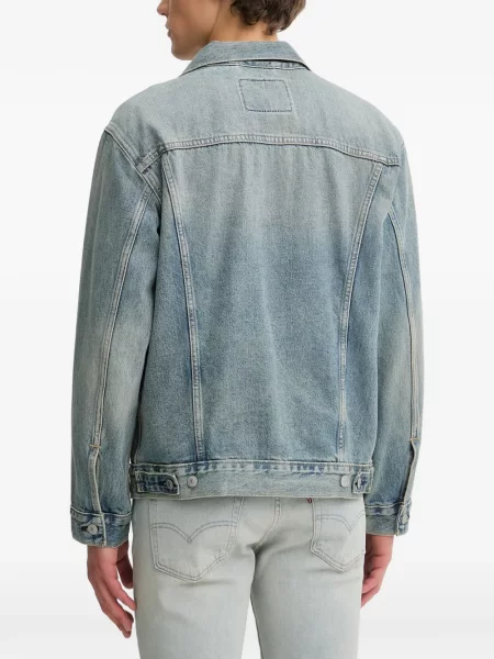 Gulerat pantaloni Levi's® evazate zdrențuiți albastru